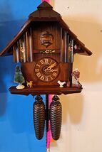 Schneider 8 Days Swiss Mountain Chalet Cuckoo Clock w/Night Silencer - $341.55