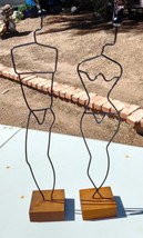 Vintage Male &amp; Female Wire Sculptures by Laurids Lonborg for IKEA  271.511.80 - $200.00