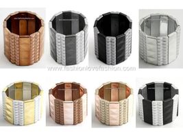 POLYCAST STRAND STRETCH BRACELET WRISTBAND 8 COLORS - $5.52 CAD