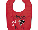 Atlanta Falcons I drool NFL Baby Feeding Bib Infant Toddler Newborn Shower - $9.46