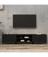 TV Cabinet Black 180x31.5x40 cm Engineered Wood - £71.26 GBP