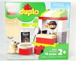 New! LEGO DUPLO 10927 Pizza Stand with Bearded Man &amp; Dog - $28.99