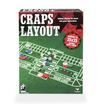 Deluxe Felt Craps Tabletop Layout - £27.41 GBP