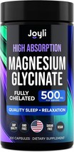 Magnesium Glycinate 500MG Capsules Women Men Kids Adults Bedtime Relaxation - $18.37