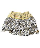Hanna Andersson Floral &amp; Striped Skort Girls Size 10/140 Yellow/Black/White - $21.40 CAD
