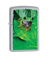 Zippo Lighter - Frog On Leaf Satin Chrome - 853442 - $35.05 CAD
