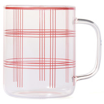 Lassiette Luvy Glass Mug Cup 14.5 Oz (430ml) Tableware Pink - £28.03 GBP