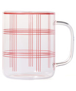 LASSIETTE LUVY Glass Mug Cup 14.5 oz (430ml) Tableware Pink - $35.64