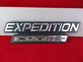 1997-2002 Ford "Expedition XLT Triton V8" Side Fender Emblem OEM XL14-16B114-AA - $12.00
