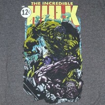 T-Shirt Marvel Medium Women's Incredible Hulk Gray Comic Tshirt image 2