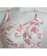 Women&#39;s Comfort Choice Full Coverage Leisure Bra Dragonfly Pattern in Pi... - £13.44 GBP