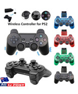Wireless Game Controller Dual Vibration Gamepad For PlayStation2 PS2 TV Box