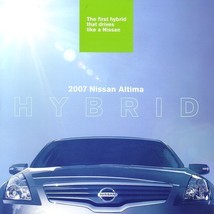 2007 Nissan ALTIMA HYBRID sales brochure catalog US 07 - $8.00