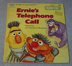 Henson Muppets Tell A Tale Book Ernie's Telephone Call 1978 - $5.95