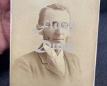 CABINET CARD PHOTO With Kindest Regards H A???? Oct 1890 - £15.58 GBP