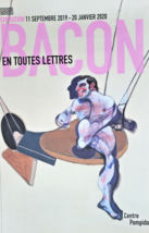 Francis Bacon - Original Exhibition Poster - Center Pompidou Paris - 2019 - £135.31 GBP