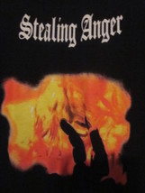 Vintage Stealing Anger Band Adult Xl Double-Sided Black Souvenir Tee - £9.83 GBP