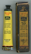 Remington Arms box tube gun grease advertising vintage New Haven - $24.00