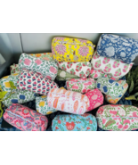 Vintage Indian block Print Large Toiletry Bag, Colorful Quilted Travel P... - $246.06 MXN+