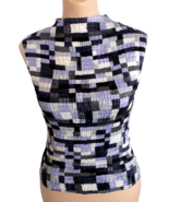 New Sleeveless Plisse Top Snug Fit Stretch PETITE SOPHISICATE Sz P - $13.57 CAD