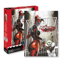 Aquarius Harley Quinn &amp; Joker 500pc Puzzle - $37.32