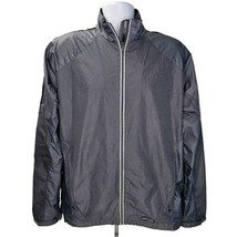 IllumiNite Reflective Cycling Running Jacket Mens XL Grey Windbreaker Full Zip - £31.27 GBP