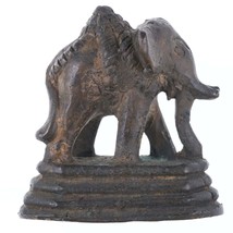 Antique Burmese Bronze Elephant Opium weight - $129.94