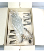 Leonard of Italy Rare Antique Cut Glass &amp; Silver Plate Wine Claret Decan... - $135.81 CAD