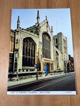 Vintage Postcard, Bury St Edmunds Cathedral, Bury, Sussex, England - $4.75