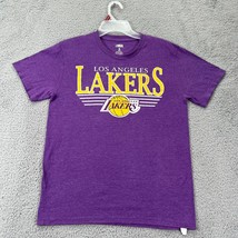 NBA Los Angeles Lakers Mens Purple Regular Fit Short Sleeve T-Shirt Size Small - £19.77 GBP