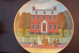 Ridgewood Fine China collector plate &quot;Derby Mansion&quot; Colonial Heritage  - $34.65