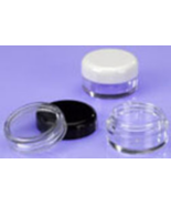 12 LOT EMPTY MAKEUP 10 GRAM COSMETIC &amp; CRAFT JARS NEW - $16.32 CAD