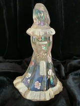 Fenton Art Glass Hand Painted Crystal Iridized Bridesmaid Doll Figurine - £77.87 GBP