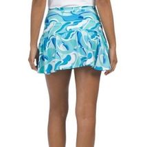 NWT X by GOTTEX Athena Seafoam Golf Tennis Pickleball Knit Godet Skort  S M L XL image 2