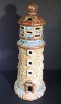 Light House hand painted votive candle holder - $9.95
