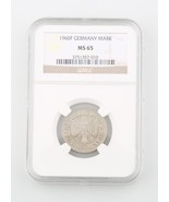 1960-F West Germany Federal Republic 1 Mark Coin Slabbed MS-65 NGC KM 11... - $311.85
