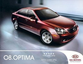 2008 Kia OPTIMA sales brochure catalog 08 US LX EX V6 - £4.72 GBP