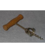 Vintage Spill Stop Wood T Handle Cork Screw - $152.29 MXN