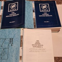 1985 Buick Chassis Service Manual Vol 1 2 Set With Supplements - $84.14