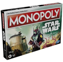 Monopoly Hasbro Disney Star Wars Boba Fett Edition Classic Board Game Ages 8+ - £27.99 GBP