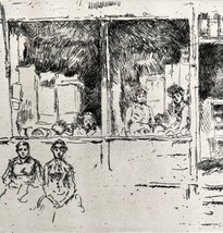 Mellon Shop Etching Print 1922 James McNeill Whistler First State SmDwC3 - £23.97 GBP