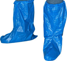 Large Boot Covers Disposable Non-Slip 50 Pack (25 Pairs) Fits Up To Men&#39;... - $27.09