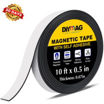 Magnetic Strip Tape Flexible Roll Adhesive Backing Strong Sticky Magnet ... - $20.42 CAD