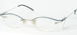 Vintage Bi Eyewear Bi-8644-8 Teal /SHINY Silver Eyeglasses Glasses 49-18-135mm - $49.50