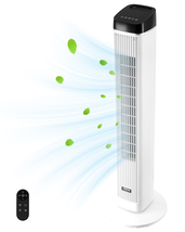VEVOR Tower Fan, 22 ft/s Velocity, 70° Oscillating Fans for Indoors, 4 M... - $57.99