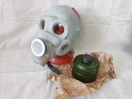 Vintage Soviet Russian USSR Military PMG Gas Mask + Filter, SIZE 1,2,3  ... - £39.67 GBP