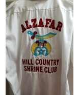  Shriners Alzafar Hill Country Short Sleeve Button Up Shirt XL  (rc1) - £18.49 GBP