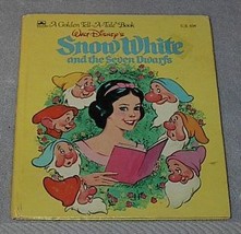 Walt Disney Tell A Tale Book Snow White and the Seven Dwarfs - £4.67 GBP