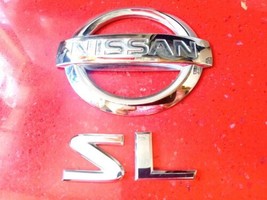 07 08 09 10 11 12 Nissan Versa SL Emblem Logo Letters Badge Trunk Rear Chrome OE - £9.20 GBP