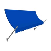 Awntech NO21-US-4BB 4.38 ft. New Orleans Awning, Bright Blue - 31 x 16 in. - £402.50 GBP